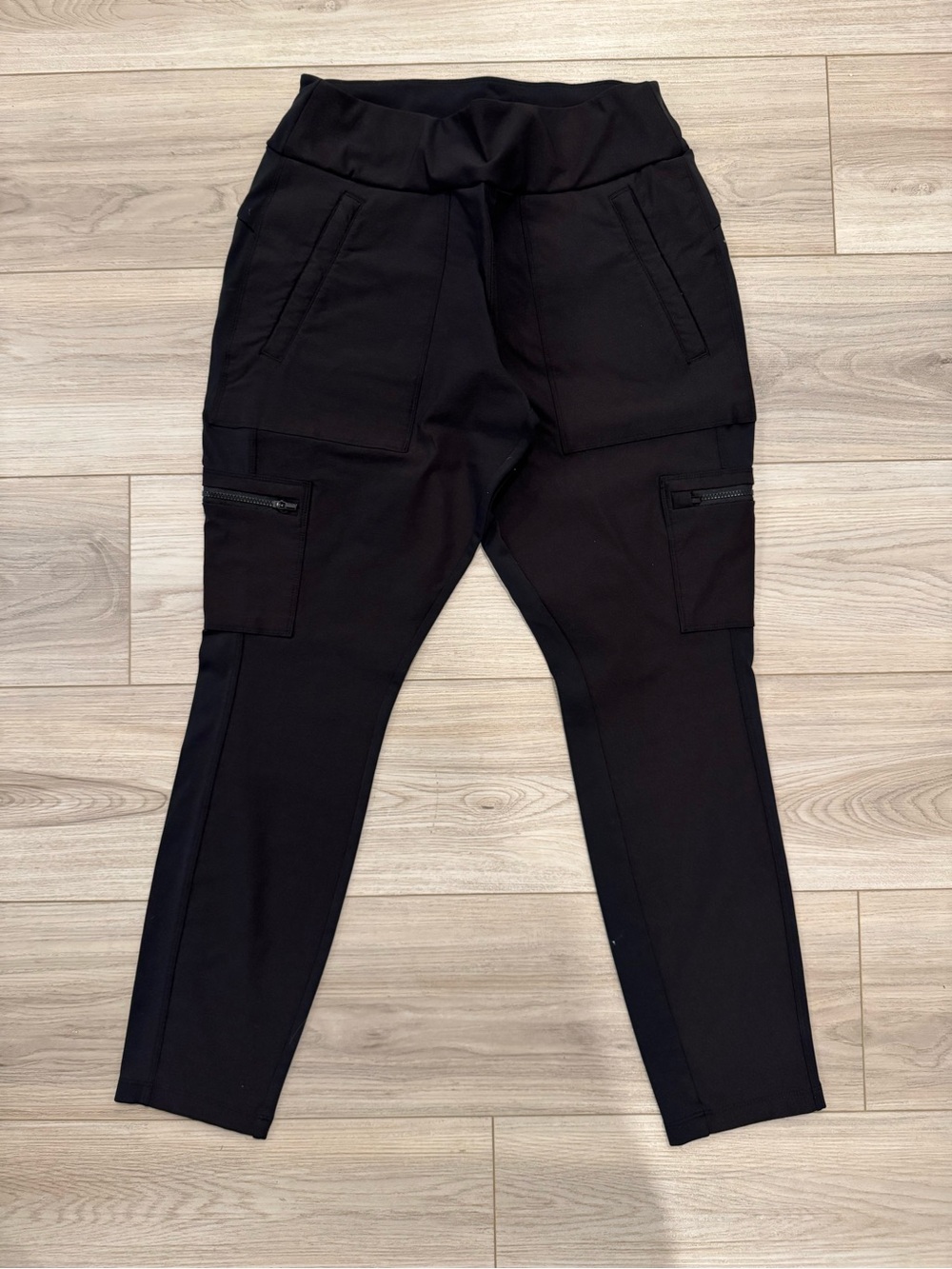Athleta Black Cargo Jogger Pants